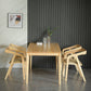 Modern 1/2/3/4/5 Pieces Dining Set Rectangle Solid Wood Legs Dinette Set in Natural Clearhalo 'Dining Room Sets' 'Dining Tables & Seating' 'dining_room_set' 'furn' 'furn_dining_room_set' 'Furniture' 'Kitchen & Dining Furniture' 5571739
