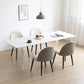 Modern 1/2/5 Pieces Dining Set Acrylic Base Double Pedestal Dinette Set 5 Pieces: White Table, 4 Chairs Clearhalo 'Dining Room Sets' 'Dining Tables & Seating' 'dining_room_set' 'furn' 'furn_dining_room_set' 'Furniture' 'Kitchen & Dining Furniture' 5571786