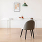 Modern 1/2/5 Pieces Dining Set Acrylic Base Double Pedestal Dinette Set Clearhalo 'Dining Room Sets' 'Dining Tables & Seating' 'dining_room_set' 'furn' 'furn_dining_room_set' 'Furniture' 'Kitchen & Dining Furniture' 5571798