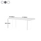 Modern 1/2/5 Pieces Dining Set Acrylic Base Double Pedestal Dinette Set Clearhalo 'Dining Room Sets' 'Dining Tables & Seating' 'dining_room_set' 'furn' 'furn_dining_room_set' 'Furniture' 'Kitchen & Dining Furniture' 5571806