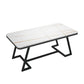 Modern 1/2/5/7 Pieces Dining Set White Stone Top Dining Furniture Clearhalo 'Dining Room Sets' 'Dining Tables & Seating' 'dining_room_set' 'furn' 'furn_dining_room_set' 'Furniture' 'Kitchen & Dining Furniture' 5571858
