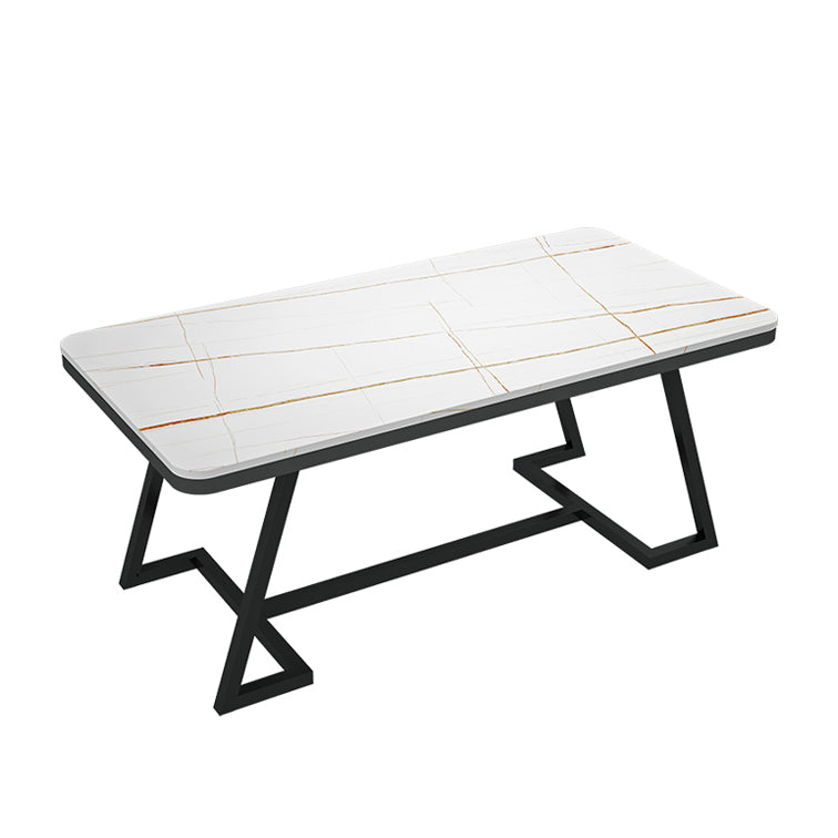 Modern 1/2/5/7 Pieces Dining Set White Stone Top Dining Furniture Clearhalo 'Dining Room Sets' 'Dining Tables & Seating' 'dining_room_set' 'furn' 'furn_dining_room_set' 'Furniture' 'Kitchen & Dining Furniture' 5571858