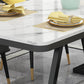 Modern 1/2/5/7 Pieces Dining Set White Stone Top Dining Furniture Clearhalo 'Dining Room Sets' 'Dining Tables & Seating' 'dining_room_set' 'furn' 'furn_dining_room_set' 'Furniture' 'Kitchen & Dining Furniture' 5571864
