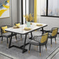 Modern 1/2/5/7 Pieces Dining Set White Stone Top Dining Furniture Clearhalo 'Dining Room Sets' 'Dining Tables & Seating' 'dining_room_set' 'furn' 'furn_dining_room_set' 'Furniture' 'Kitchen & Dining Furniture' 5571869
