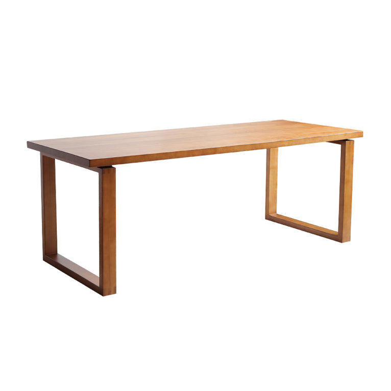 Modern Natural Dining Set 1/2/3/5 Pieces Rectangle Indoor Solid Wood Dinette Set Clearhalo 'Dining Room Sets' 'Dining Tables & Seating' 'dining_room_set' 'furn' 'furn_dining_room_set' 'Furniture' 'Kitchen & Dining Furniture' 5571884