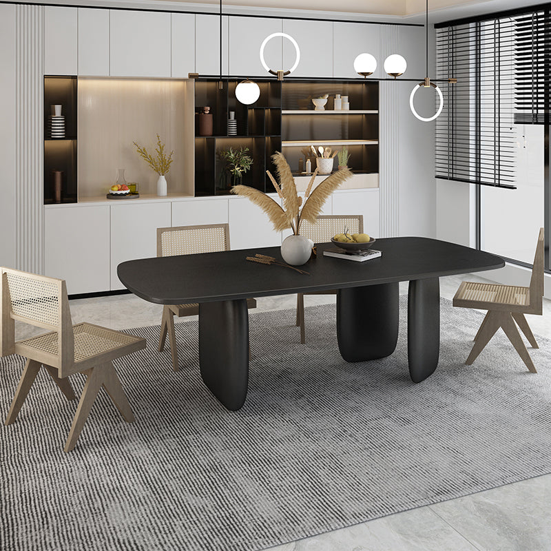 Ensemble de restauration en bois massif 1/2/5 pièces mobilier moderne de salle à manger intérieure