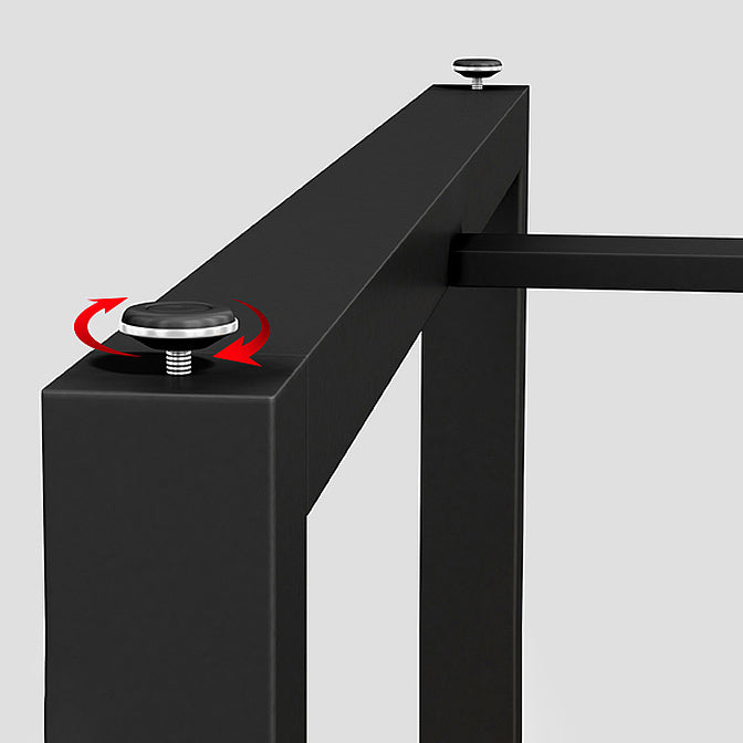 Industrial Pine Wood Office Desk Brown Rectangular Desk with Trestle Clearhalo 'furn' 'furn_office_desk' 'Furniture' 'Office Desks' 'Office Furniture' 'office_desk' 5571968