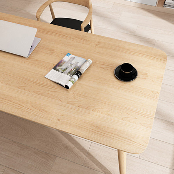 Massivholz Industrial Meeting Schreibtisch Rechteck fester Bürotisch