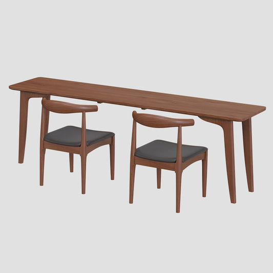 MODERNA RITTAGNO RETTANGULARE IN LEGNO STRA 4 GUBLE DI OFFICIO PER CASA