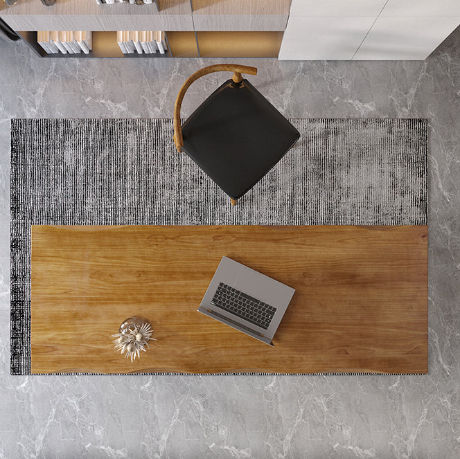 Industrial Style Writing Desk Solid Wood Office Desk with Sled Base Clearhalo 'furn' 'furn_office_desk' 'Furniture' 'Office Desks' 'Office Furniture' 'office_desk' 5572214