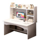 Manufactured Wood Rectangular Writing Desk Contemporary Desk with Shelf