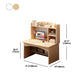 Manufactured Wood Rectangular Writing Desk Contemporary Desk with Shelf