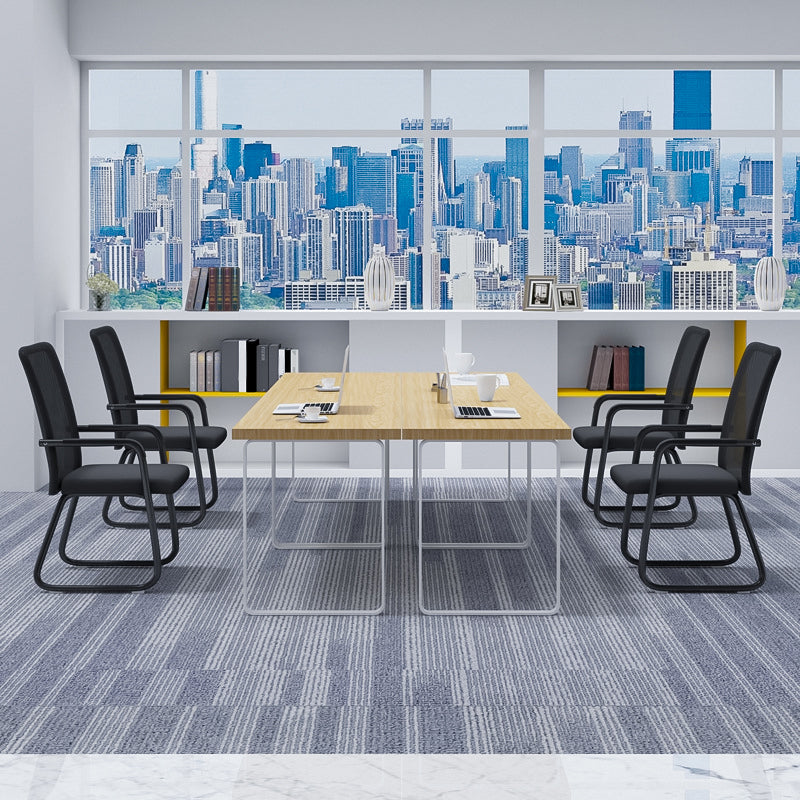 Chaise de bureau moderne à mi-arrivée de la chaise de bureau à accoudoir fixe en 4 couleurs