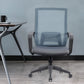 Chaise de bureau rotative moderne à mi-arrivée Chaise de tâche de tâches à recouvrement avec roues