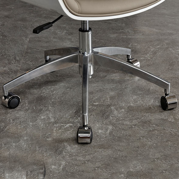 Low Back Office Chair Armless Leather Desk Chair with Wheels Clearhalo 'furn' 'furn_office_chair' 'Furniture' 'Office Chairs' 'Office Furniture' 'office_chair' 5572783