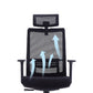 Black Mesh Office Chair Rotatable Fixed Armrest Desk Chair with Wheels Clearhalo 'furn' 'furn_office_chair' 'Furniture' 'Office Chairs' 'Office Furniture' 'office_chair' 5572831