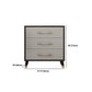 Classic Glam Wood Dresser Gray Soft-Close Lades Opbergkast