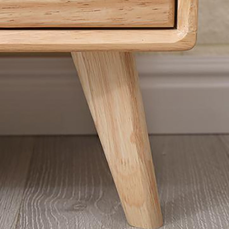 Eigentijdse natuurlijke opslagkist zachte laden houten borst