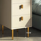 Cómoda de madera maciza con cajones Cómoda contemporánea con patas para dormitorio