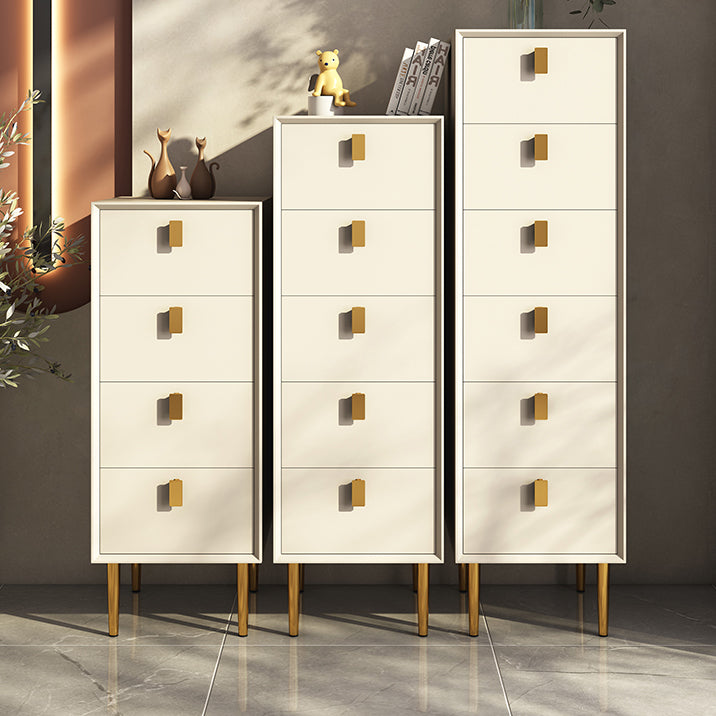 Cómoda de madera maciza con cajones Cómoda contemporánea con patas para dormitorio