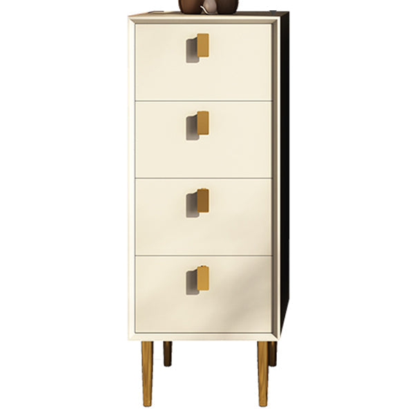 Cómoda de madera maciza con cajones Cómoda contemporánea con patas para dormitorio