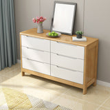 Contemporary Chest Legs Included Solid Wood Chest with Drawers for Bedroom