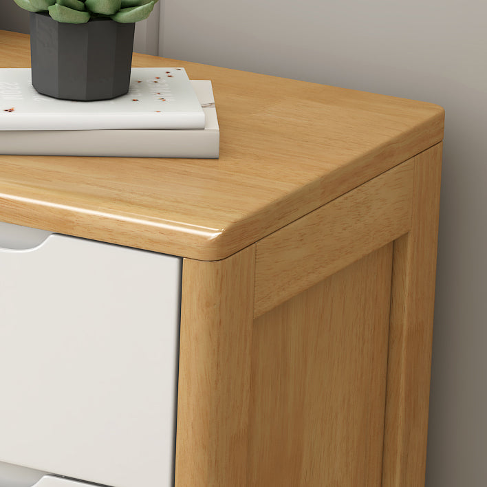 Contemporary Chest Legs Included Solid Wood Chest with Drawers for Bedroom