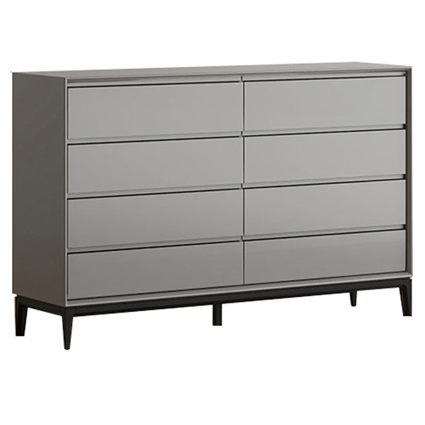 Houten bovenste borst lichtgrijs/wit/beige borst met laden voor slaapkamer