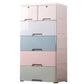 Contemporary Chest Plastic Chest Drawers with Drawers and Lock for Bedroom