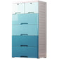 Contemporary Chest Plastic Chest Drawers with Drawers and Lock for Bedroom