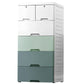 Contemporary Chest Plastic Chest Drawers with Drawers and Lock for Bedroom
