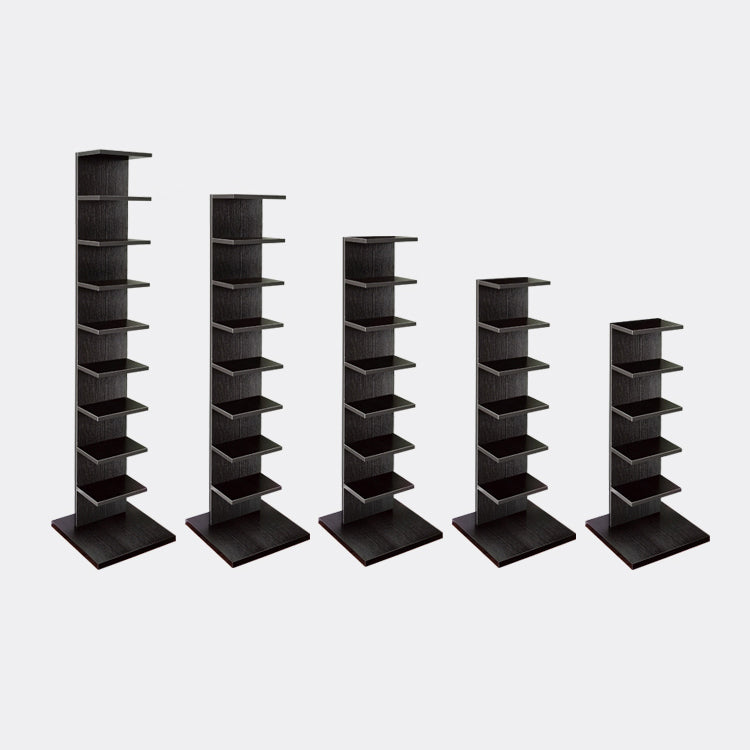 Contemporary 13.77" Wide Bookshelf Wood Geometric Shelf Bookcase Clearhalo 'Bookcases' 'furn' 'furn_bookcases' 'Furniture' 'Office Furniture' 5573683