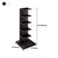 Contemporary 13.77" Wide Bookshelf Wood Geometric Shelf Bookcase Clearhalo 'Bookcases' 'furn' 'furn_bookcases' 'Furniture' 'Office Furniture' 5573690