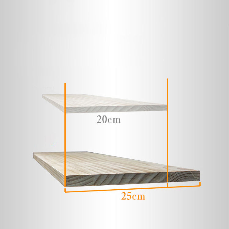 Wooden Floating Storage Bookshelf Modern Home Office Bookcase