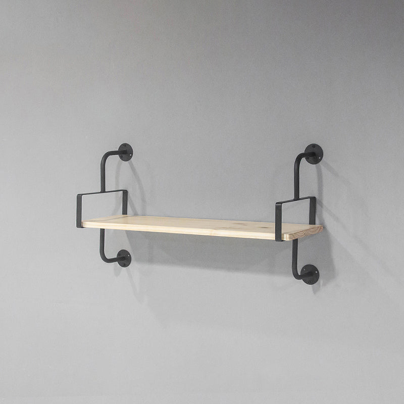 Wooden Floating Storage Bookshelf Modern Home Office Bookcase