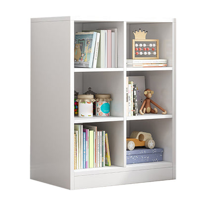Closed Wooden Bookshelf Modern Home Living Room Square Bookcase