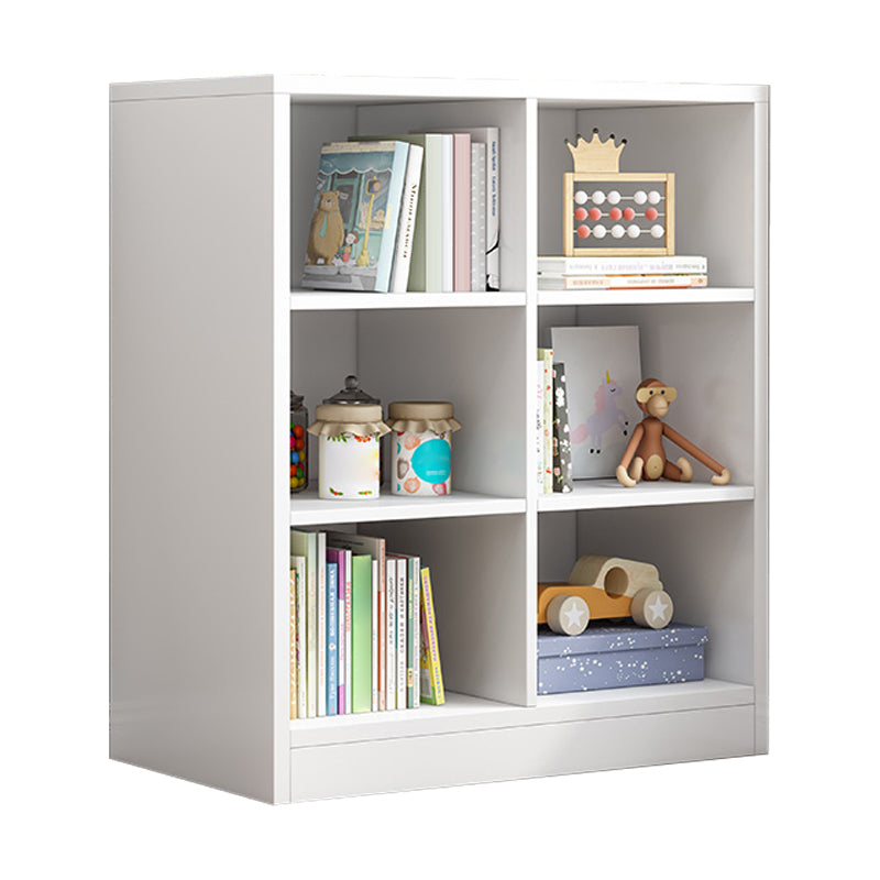 Closed Wooden Bookshelf Modern Home Living Room Square Bookcase