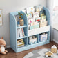 Closed Wooden Bookshelf Modern Home Living Room Square Bookcase