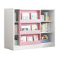 Closed Wooden Bookshelf Modern Home Living Room Square Bookcase