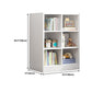 Closed Wooden Bookshelf Modern Home Living Room Square Bookcase