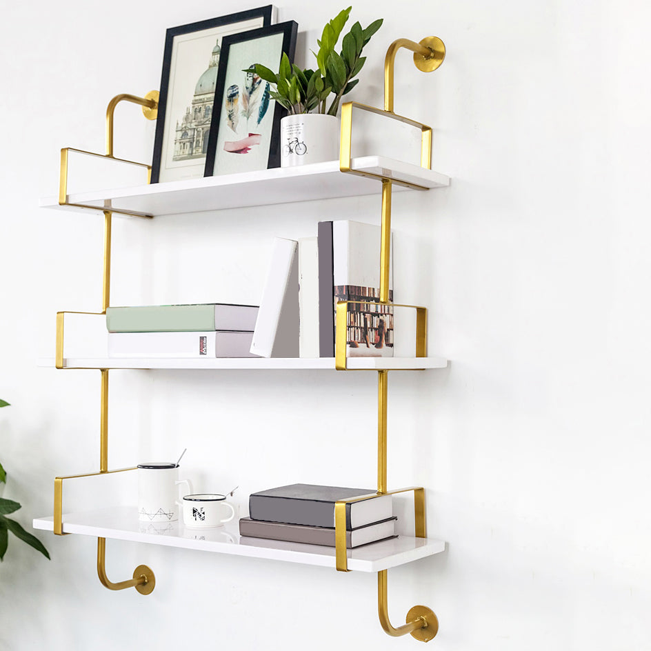 Modern Wooden Wall Mounted Bookshelf Floating Storage Bookcase Clearhalo 'Bookcases' 'furn' 'furn_bookcases' 'Furniture' 'Office Furniture' 5573762