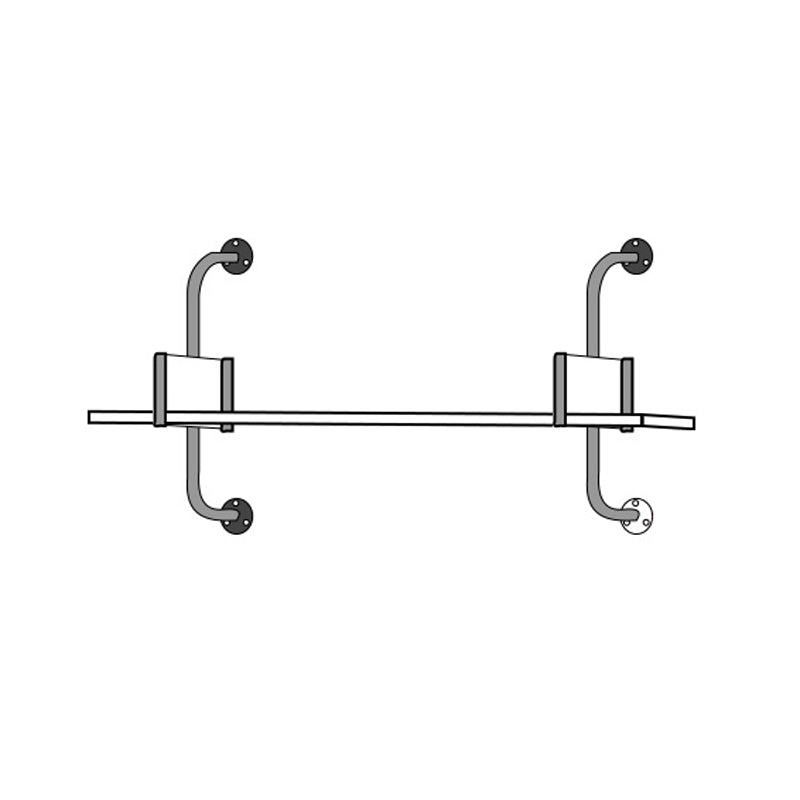 Modern Wooden Wall Mounted Bookshelf Floating Storage Bookcase 39.4"L x 7.9"W x 16.1"H Clearhalo 'Bookcases' 'furn' 'furn_bookcases' 'Furniture' 'Office Furniture' 5573763