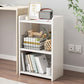 Wooden Open Back Bookcase Modern Home Etagere Storage Bookshelf