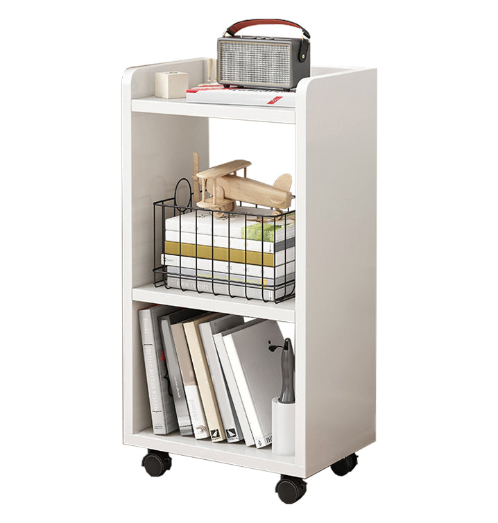 Wooden Open Back Bookcase Modern Home Etagere Storage Bookshelf