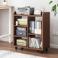 Wooden Open Back Bookcase Modern Home Etagere Storage Bookshelf