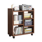 Wooden Open Back Bookcase Modern Home Etagere Storage Bookshelf