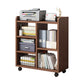 Wooden Open Back Bookcase Modern Home Etagere Storage Bookshelf