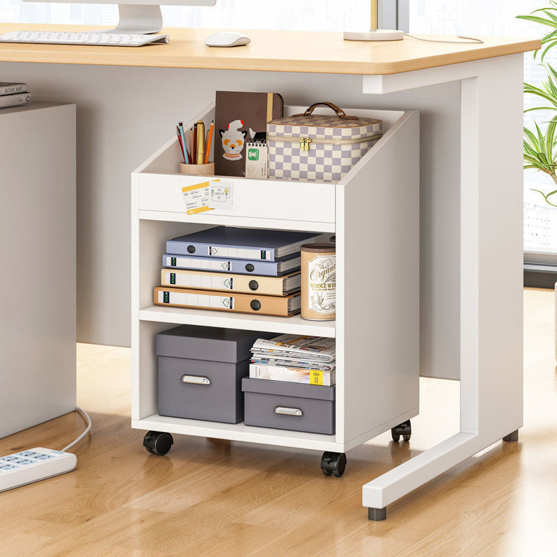 Scandinavian Geometric Book Shelf Wood Office Shelf Bookcase