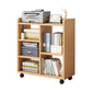 Scandinavian Geometric Book Shelf Wood Office Shelf Bookcase