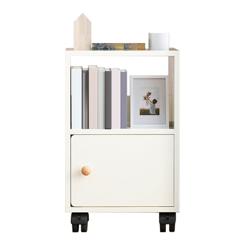 Scandinavian 13.38" Wide Bookcase Wood Removable Standard Bookshelf